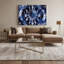 Art mural sur toile bleu Space Space Phases-55471767