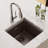 Elkay Quartz Classic 16" L x 16" W Dual Mount Kitchen Sink-82240198