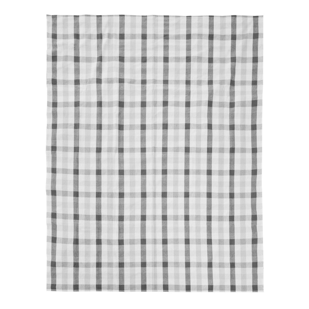 --- Rechteckige Tartan-Tischdecke