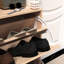 Armoire à chaussures pour hall d'entrée - Gardez vos chaussures à l'abri avec 2 portes, panneau de particules fabriqué, capacité et accessoires suffisants - Extérieur, installation simple, styles variés élégants