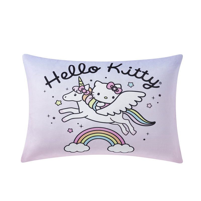 Ensemble de coussins pour lit Hello Kitty avec housse de coussin amovible