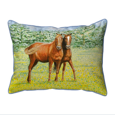 Housse et insert de coussin rectangulaire d'extérieur Two Horses Two Horses