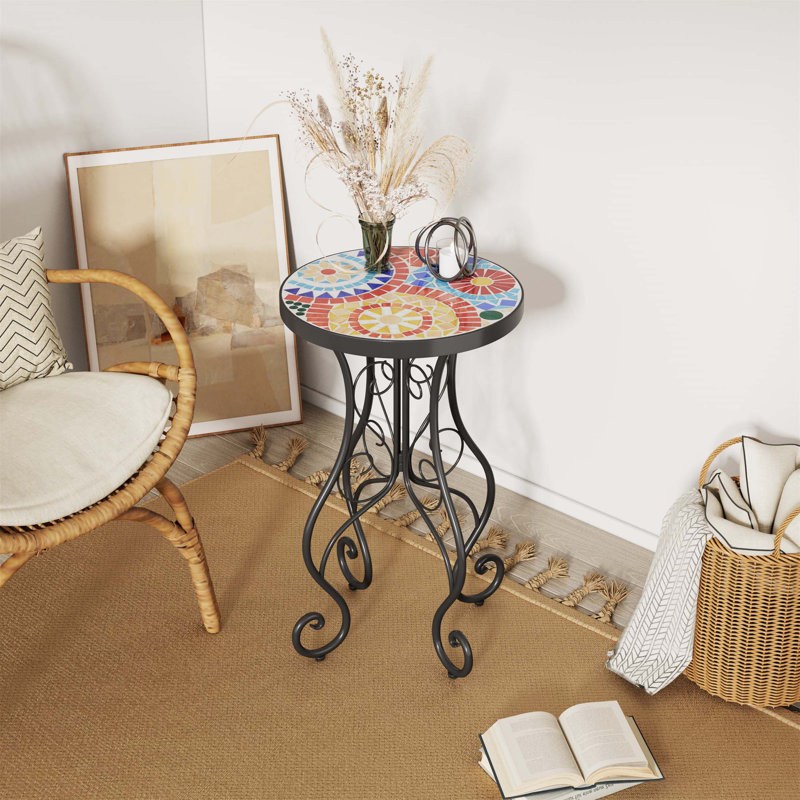 Table d'appoint en béton SIRIUS