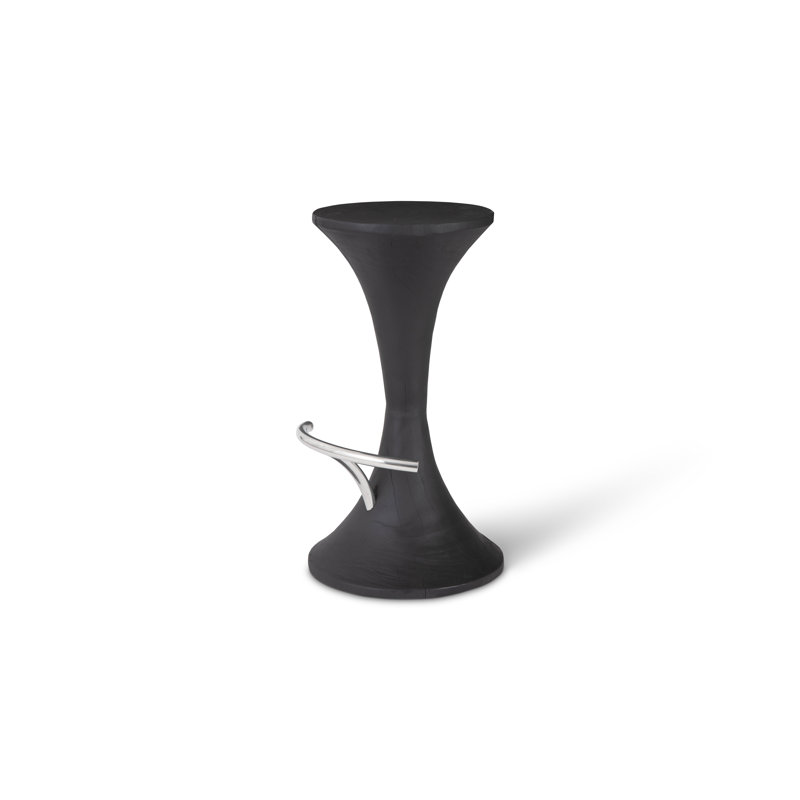 Marley Solid Wood 30'' Bar Stool, Black