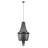 6-light Empire Graphite Tassel Chains Chandelier