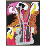 Floral In Coral Painting