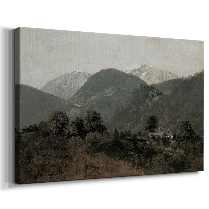 Paysages rétro-Cccxciii - Cavas enveloppés de galerie, 18 x 27