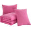 3-piece Tufted Embroidery Pink Flowers And Waves Comforter Set