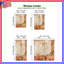 Rideaux de fenêtre texturés terreux abstraits et transparents - 2 panneaux-1018104117-1018104115