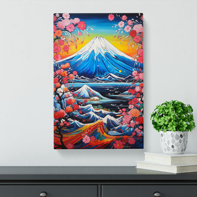 Mount Fuji Abstract No.2 - Wrapped Canvas