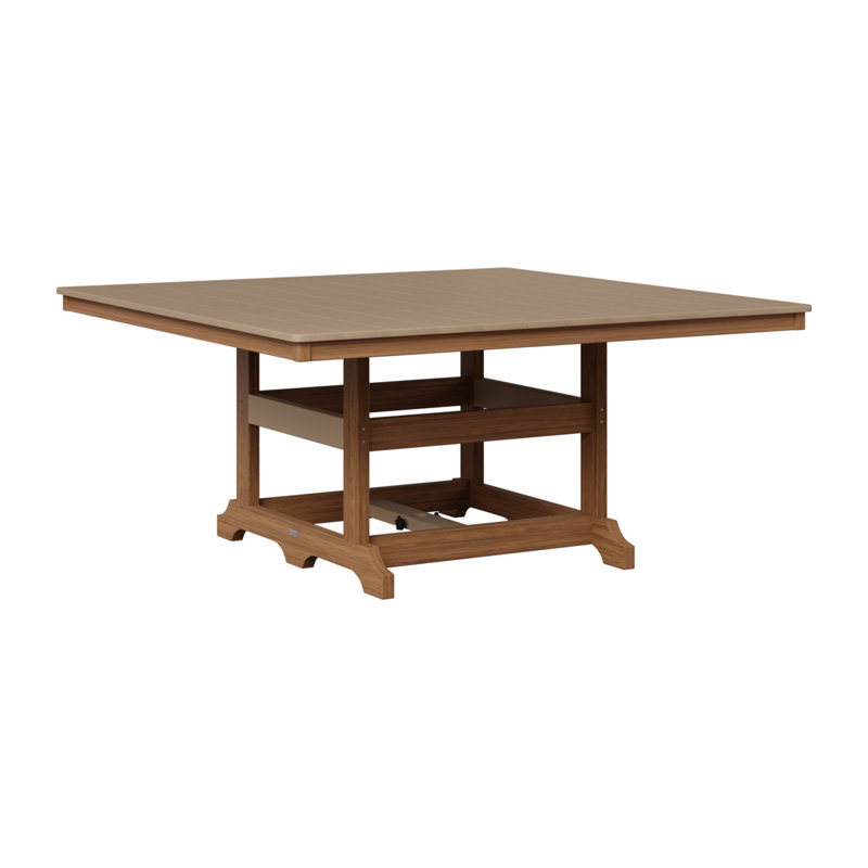 Table de salle à manger Berlin Classic, Acajou antique, Bois vieilli