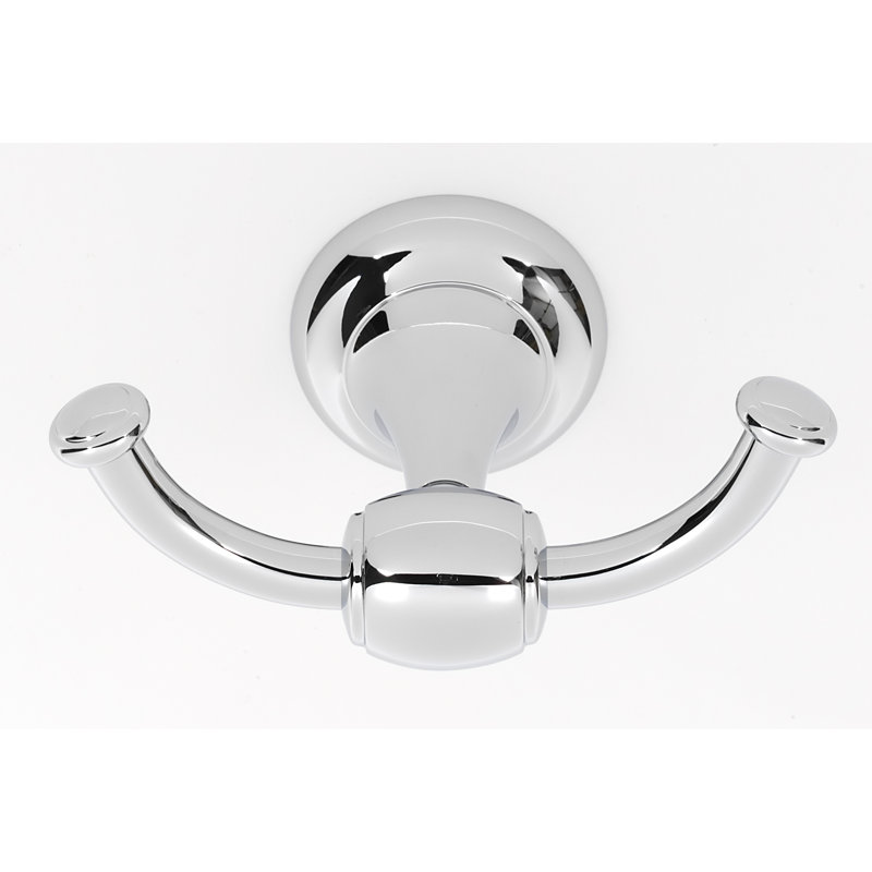 Double Robe Hook, Polished Chrome