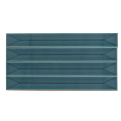 Horizonte 2 X 16 In. Glossy Ceramic Deco Subway Wall Tile (10.76 Sq Ft/Case) - 50 Pack