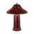 Stoneware Table Lamp with Metal Accent
