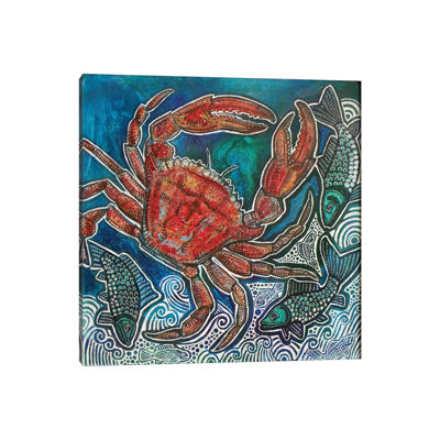 Feeling Crabby 1 Piece Wall Art on Canvas
