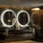 Molly Rectangle/Round/Oval LED Anti-Fog Tempered Glass Wall Bathroom Vanity Mirror - UL Certified-1112690843-1112690844