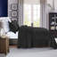 Ensemble de courtepointe surdimensionnée en velours brodé avec 2 taies décoratives Marcielo-103554286-103554293