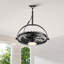 Ventilateur de plafond d'extérieur enfichable étanche 20 "avec lumière DEL à intensité variable et télécommande-1045226528