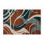 Tapis intérieur et extérieur brun Watercolor-955102450