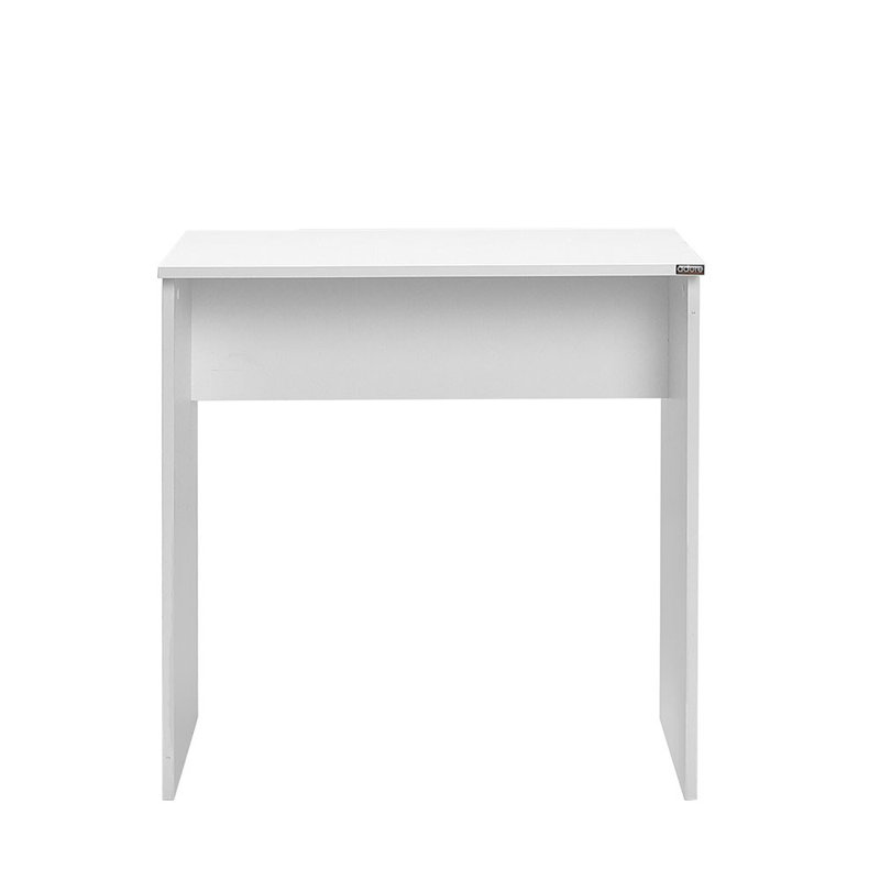Bureau d'étude blanc moderne | 100% panneau de particules enduit de mélamine, épaisseur: 0,6 pouce | Conception élégante pour les bureaux à domicile et les espaces d'étude, poste de travail durable et élégant