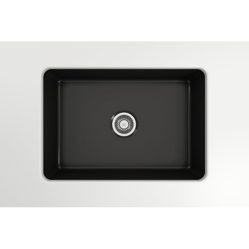 26.75'' L Kitchen Sink, Matte Black