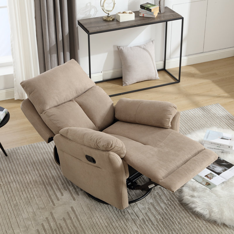 Fauteuil inclinable et oscillant pivotant l 33,5 po Henriane, Chameau