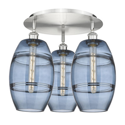 Dundrod Glass Flush Mount