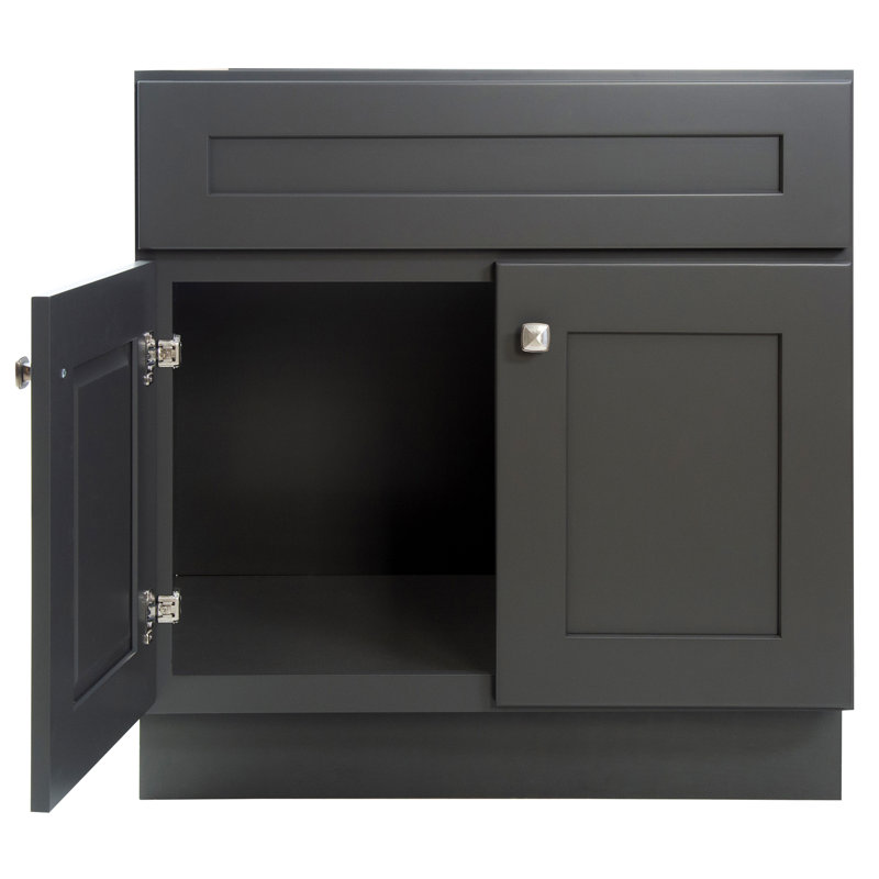 Meuble-lavabo sans comptoir Brookings, entièrement assemblé, 30 po, Bronze