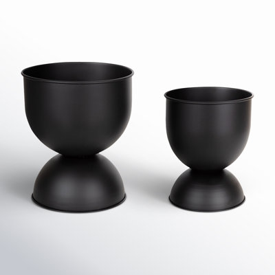 Lonnie Metal Urn Planter - Set of 2