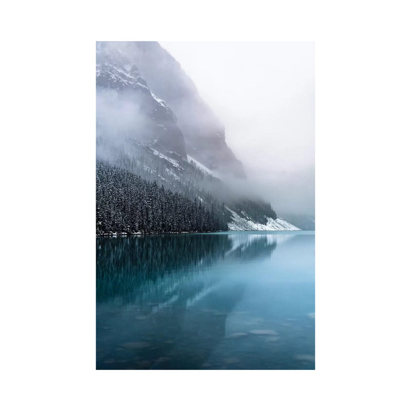 Misty Reflection 1 Piece Wrapped Canvas Wall Art, 20.32 cm H x 30.48 cm W