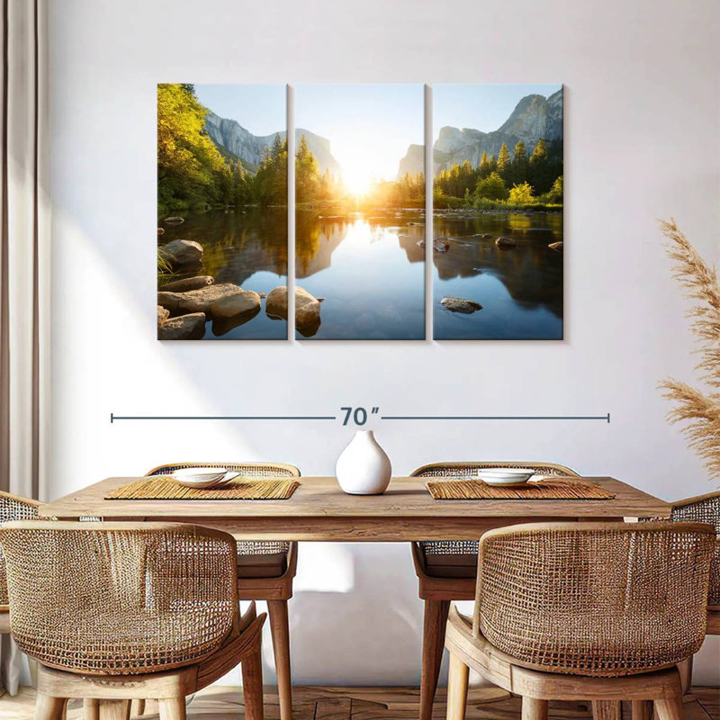 Alvord Mountain Lake Morning Sun, H 36 po x l 57 po
