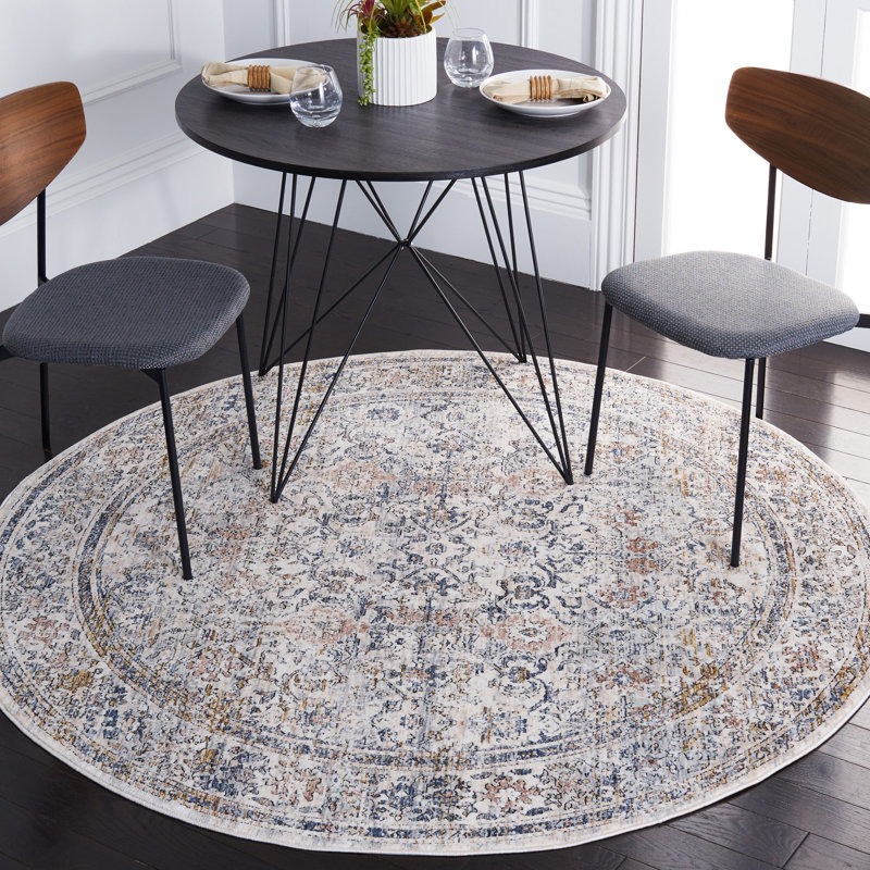 Gefell 600 Performance Oriental Rug, Round 6'