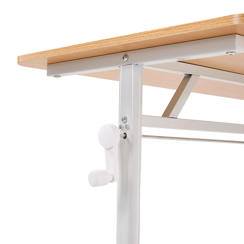 Manual Height Adjustable Desk with Crank Handle