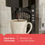 Machine à café K-Cup de la famille Black + Decker: grand réservoir d'eau de 50 oz, café moulu polyvalent, plateau réglable pour tasses de voyage
