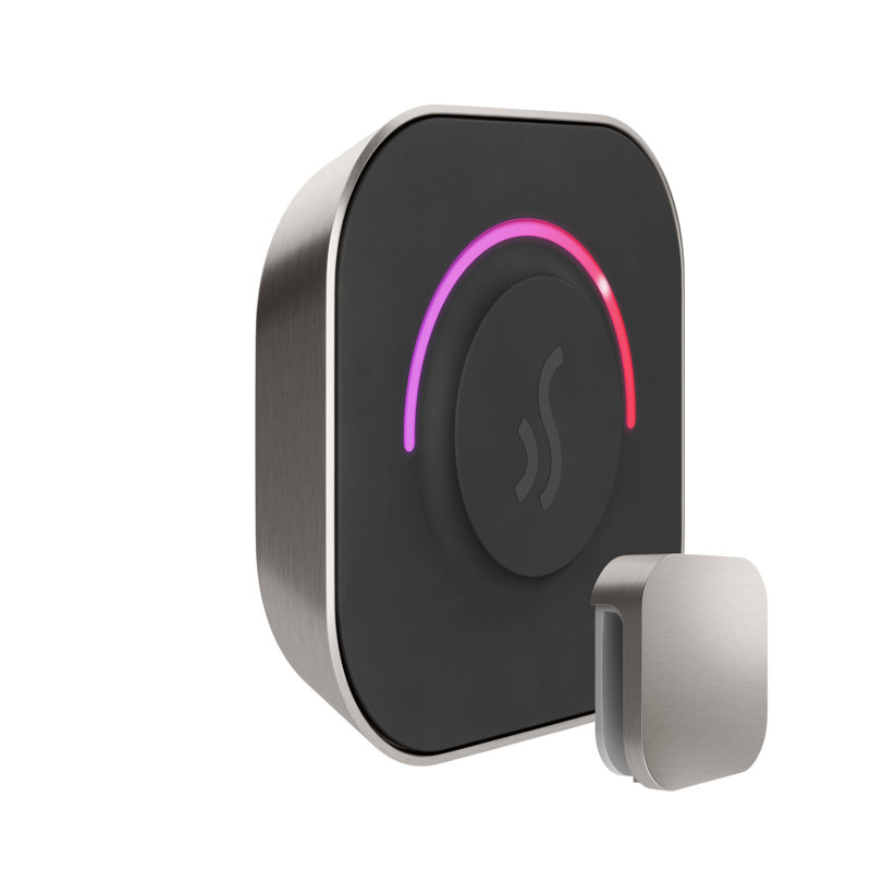 Tempotouch steam shower control and steamhead , Brushed Nickel