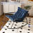 Rocking Chair With Storage, Cushions & Armrests, All-Season Comfort Lounge Recliner, Breathable Ergonomic Lounge Chair For Bedroom, Living Room, Patio, Garden-140224106