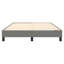 Structure de lit en tissu gris foncé avec contreplaqué et grand lit tapissier-408912768-408912831