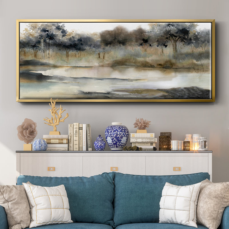 Serene River- Framed Canvas
