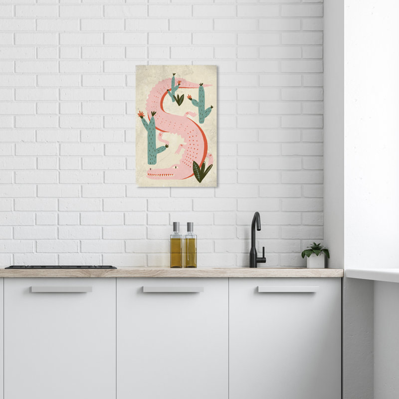 Rose Gator - reproduction sur toile tendue, H 24 po x l 16 po x P 0,8 po