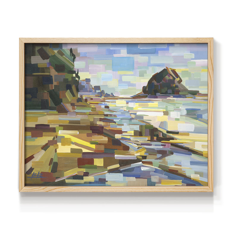 Best Coast - reproduction encadrée - réversible, H 8 po x l 10 po, Naturel