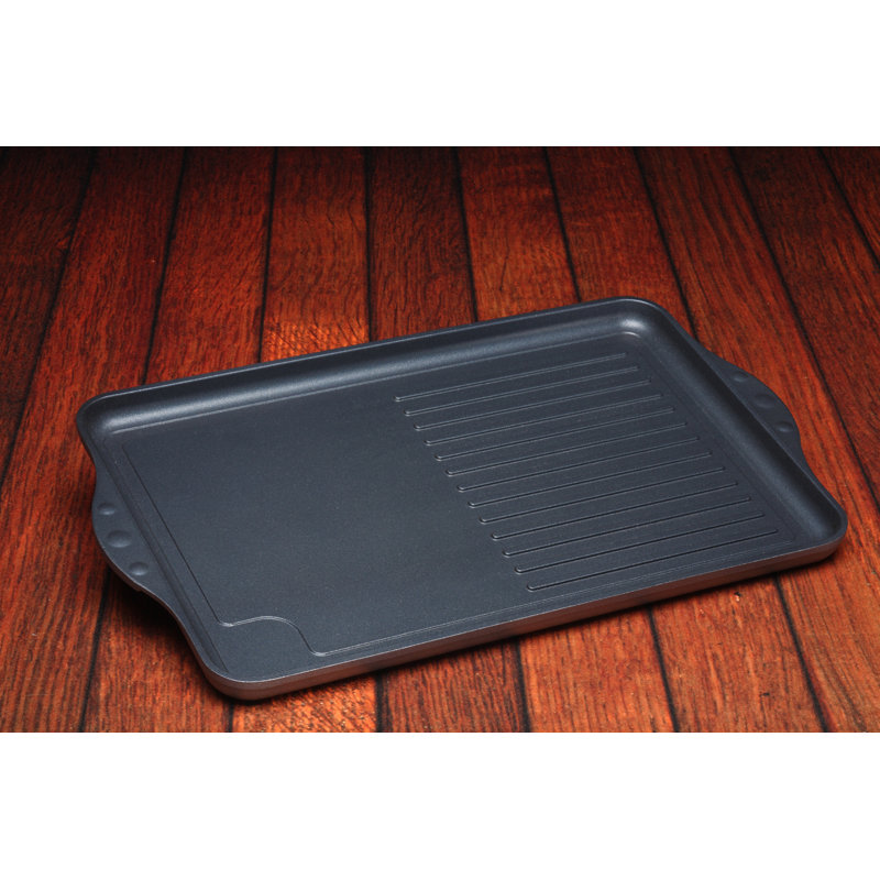 Swiss Diamond Nonstick Double-Burner Grill and Griddle Combo