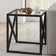 Calix Glass Top End Table