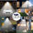1.8-Watt LED Solar Power Flood Light with Motion Sensor