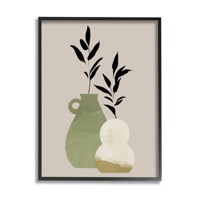 Art moderne de la giclée de feuilles moderne par Jacob Green