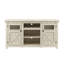 Meuble télé 60 po avec rangement, meuble télé blanc avec meuble télé et porte de grange pour le salon