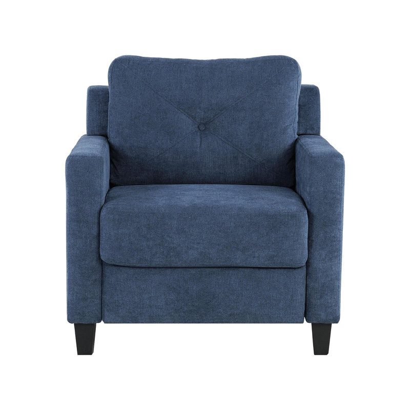 Horatio Navy Chenille Chair