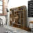 Okane 52" H x 52" W Geometric Bookcase-1172962699