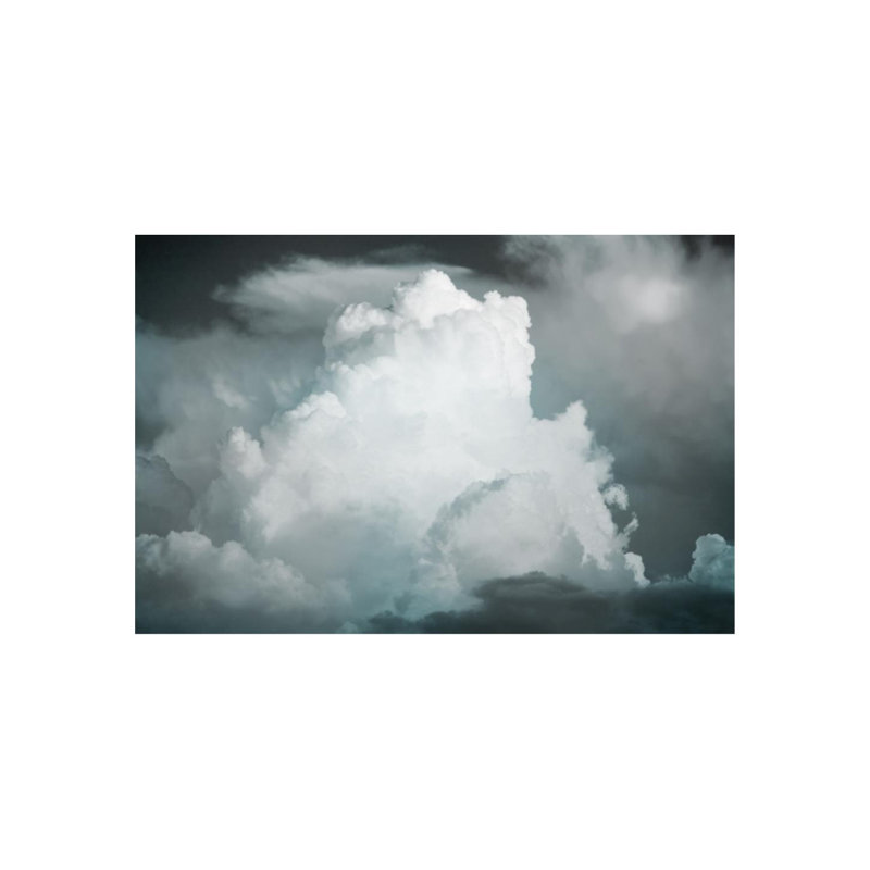 «Big Cloud II» par Michelle Bennett - peinture sur toile tendue, Mat, H 24 po x l 36 po