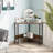 Steel Computer Desk with Built-In Electrical Outlet-1143720236
