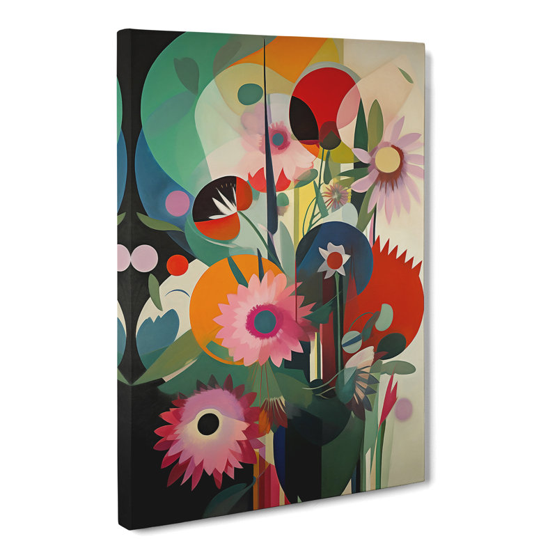 Iraheta Flowers Bauhaus Design Vol.1 - Wrapped Canvas, 76cm H x 50cm W x 3cm D